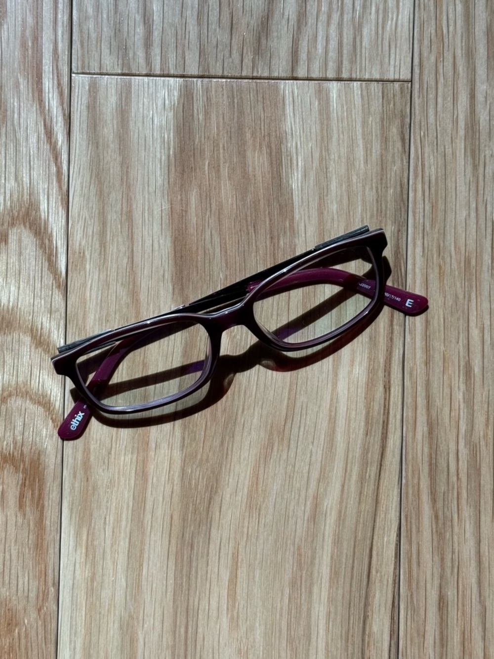 Women's Rectangular Reading Glasses - Purple/Black
